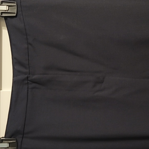 Vtg Talbots Trouser Pants Womens Sz 14 Black Straight Wide-Leg Lining Office - Picture 4 of 9